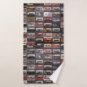 Grande collection de cassettes audio. Musique rétr
