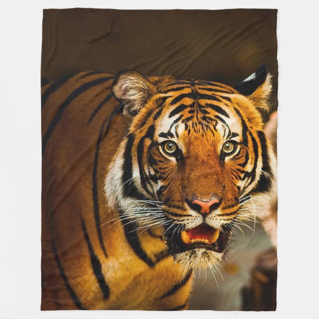Grande couverture d'ouatine de tigre (Devant)