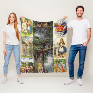 grande couverture d'ouatine du pays des merveilles