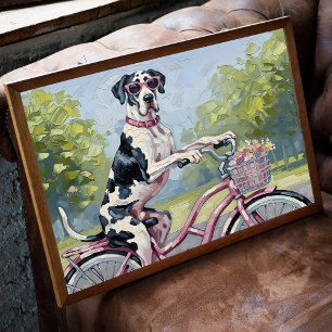 Grande Danse Sur Un Mur De Vélos Affiche Imprimer
