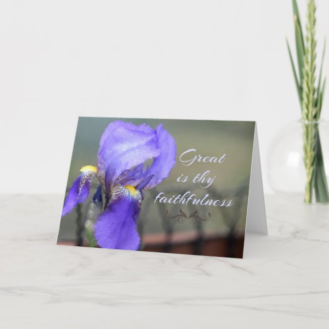 Grande Est Ta Carte De Salutation De Foi (Devant)