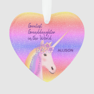 Grande-fille Unicorn personnalisée