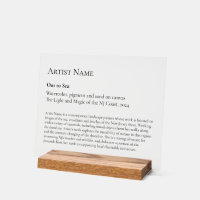 Grande Galerie d'art transparent Plaques d'exposit