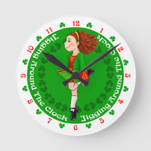 Grande horloge de danse irlandaise