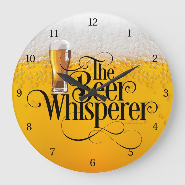 Grande horloge de la bière Whisperer (Recto)
