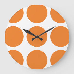 Grande horloge murale Pois
