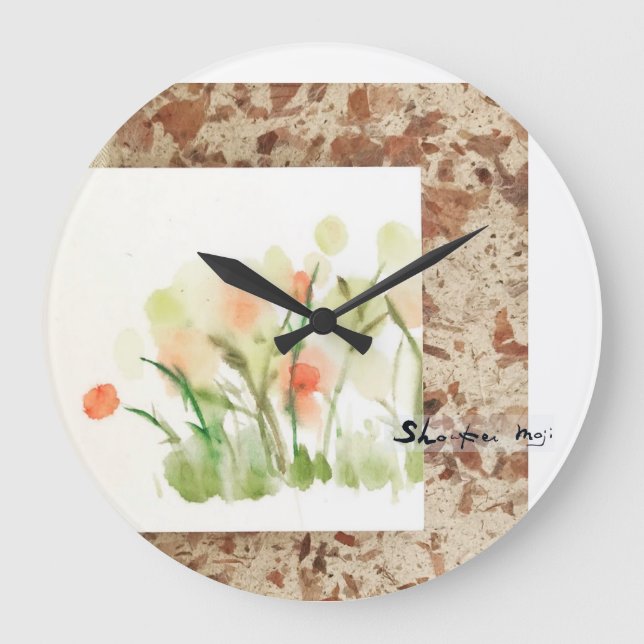 GRANDE HORLOGE RONDE 花畑 (Recto)