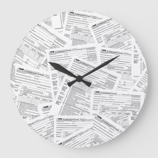 Grande Horloge Ronde 1040 formulaires d'impôt (Recto)