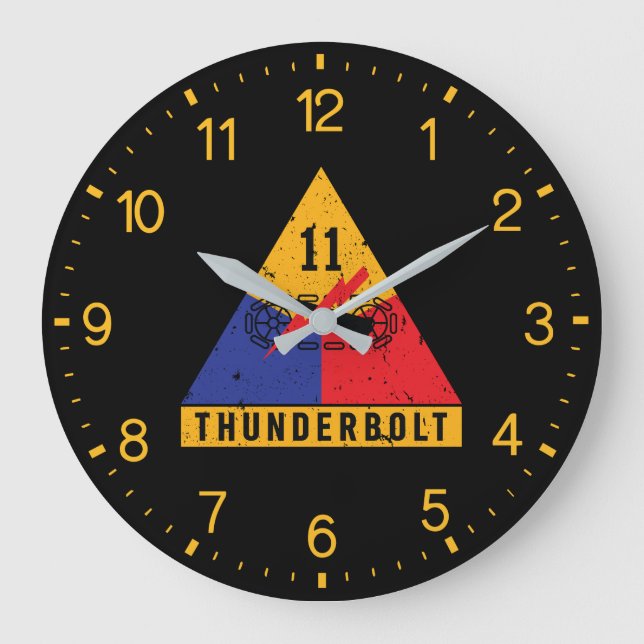 Grande Horloge Ronde 11e division blindée "Thunderbolt" (Recto)