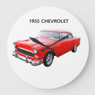 Grande Horloge Ronde 1955 chevrolet car clock