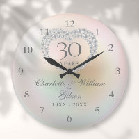 30e anniversaire de mariage Beau cœur de perle