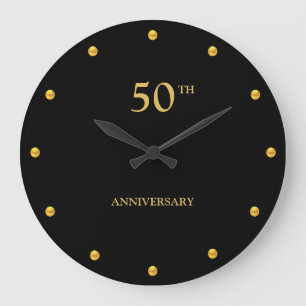 Grande Horloge Ronde 50TH Anniversary & Golden Dots on Black