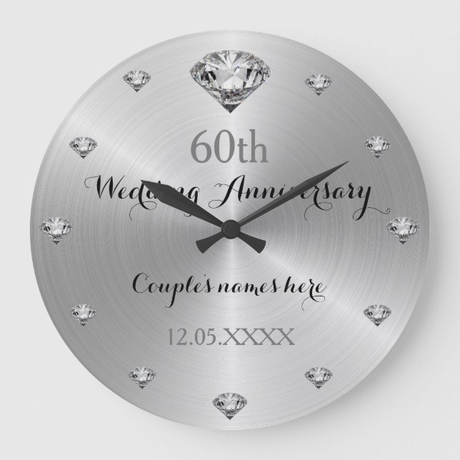 Grande Horloge Ronde 60e anniversaire du Mariage (Recto)