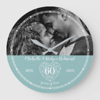 60e anniversaire Mariage coeur diamant 