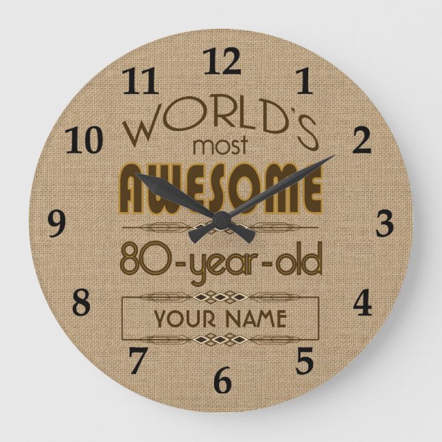 Grande Horloge Ronde 80e anniversaire de célébration du monde meilleur  (Recto)