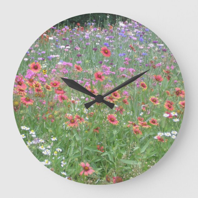 Grande Horloge Ronde A Garden of Wildflowers Clock (Recto)