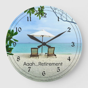 Grande Horloge Ronde Aaah...retraite