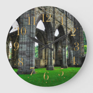 Grande Horloge Ronde Abbaye de Tintern, Monastère cistercien, Pays de G