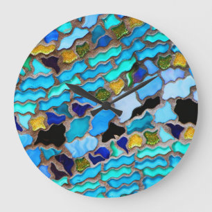 Grande Horloge Ronde Abstract art 80 Wall Clocks & Numeral Options