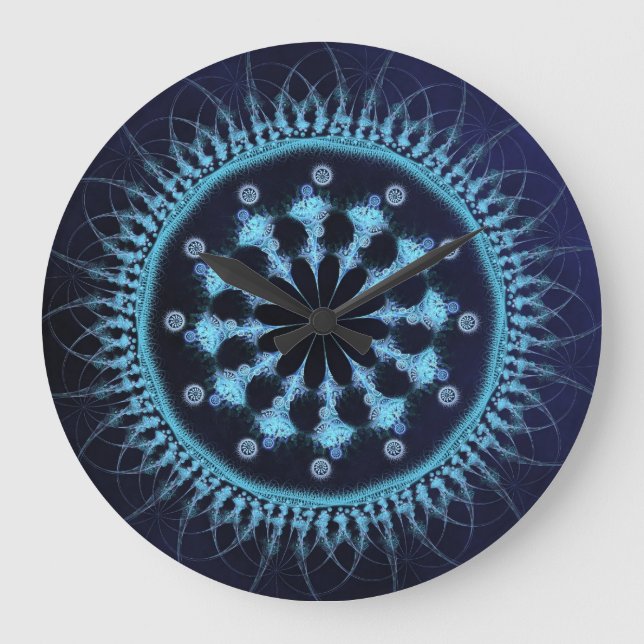 Grande Horloge Ronde Abstract mandala (Recto)