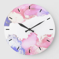 Abstrait Pastel rose violet or