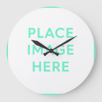 Acrylic Wall Clock, Round (Large)
