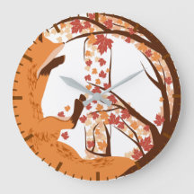 Affiche de l'arbre aux feuilles d'automne avec ren