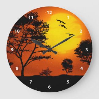 Grande Horloge Ronde African Sunset
