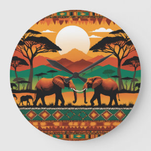 Grande Horloge Ronde Afrique