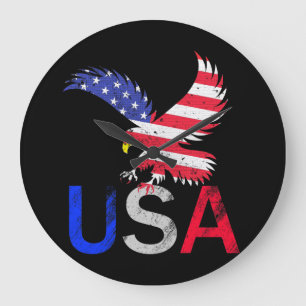 Grande Horloge Ronde Aigle des États-Unis