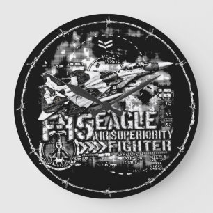 Grande Horloge Ronde Aigle F-15
