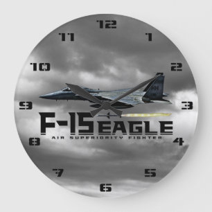 Grande Horloge Ronde Aigle F-15