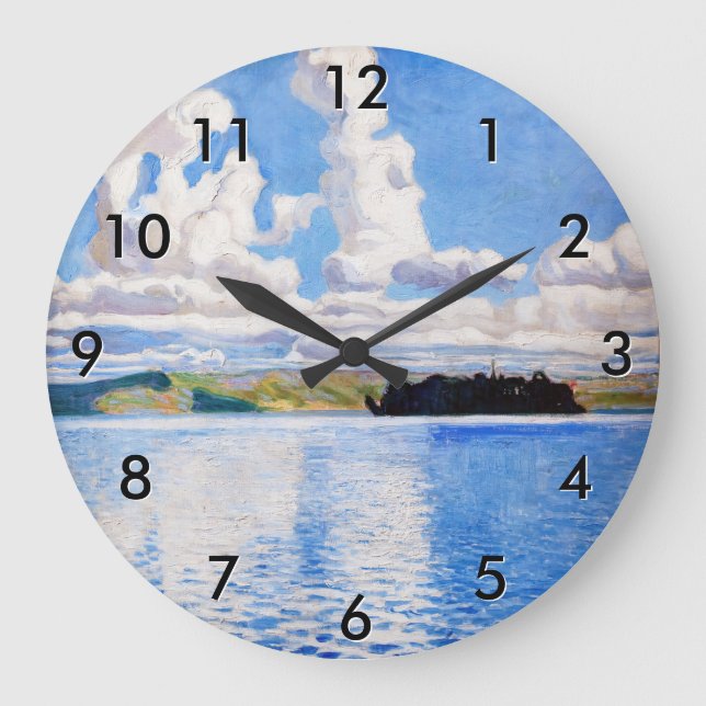 Grande Horloge Ronde Akseli Gallen-Kallela - Tours Cloud (Recto)