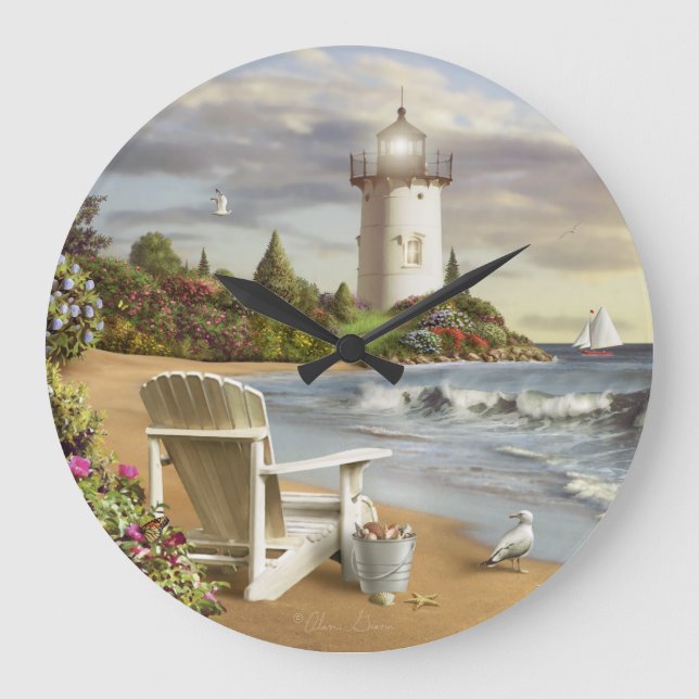 Grande Horloge Ronde Alan Giana "The Perfect Place" (Recto)