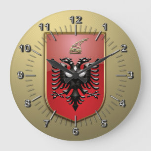 Grande Horloge Ronde Albanian Coat of arms