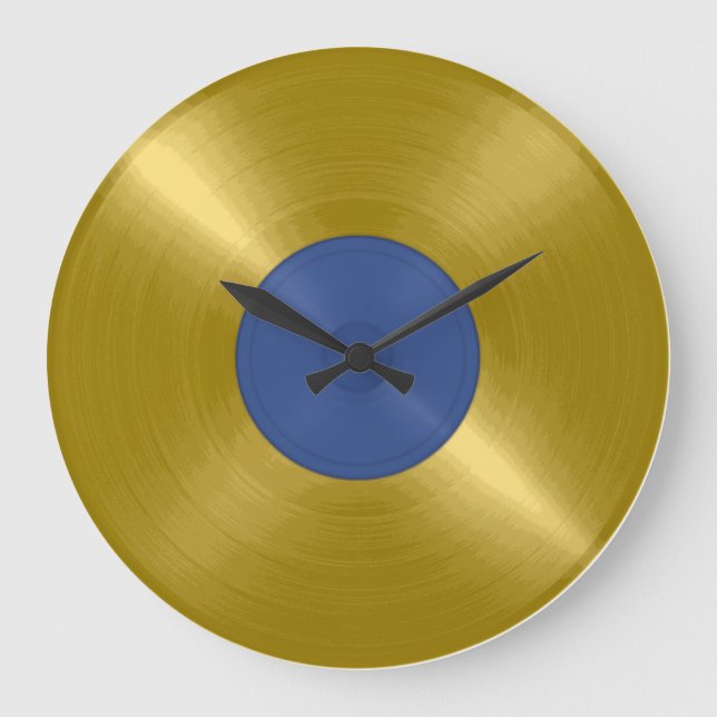 Grande Horloge Ronde Album Gold Vinyl Record (Recto)