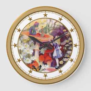 Grande Horloge Ronde Alice demande l'avis de Caterpillar