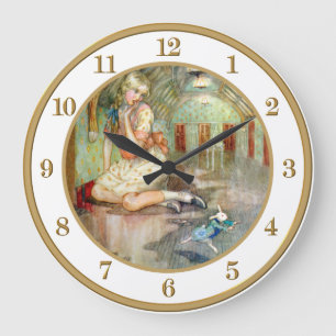 Grande Horloge Ronde Alice Grows Too