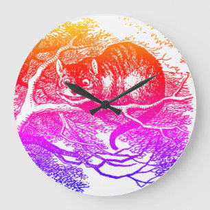 Grande Horloge Ronde Alice im Wunderland – Alice in Wonderland – Cat