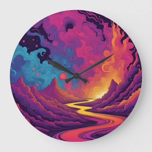 Grande Horloge Ronde Alien Lands (Recto)