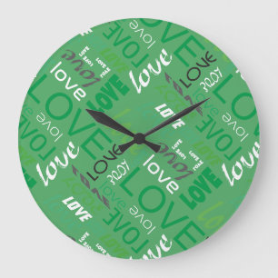 Grande Horloge Ronde Alive Green Gallery