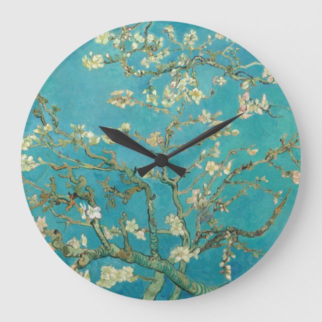 Grande Horloge Ronde Almond Blossom, 1890 par Vincent van Gogh (Recto)