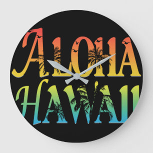 Grande Horloge Ronde Aloha Hawaii