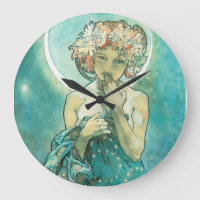 Alphonse Mucha Lune Clair De Lune Art Nouveau