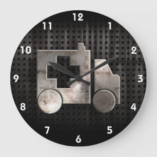 Grande Horloge Ronde Ambulance rocailleuse