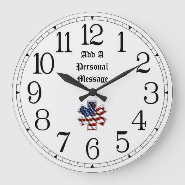 Grande Horloge Ronde American EMS Star of life (Recto)
