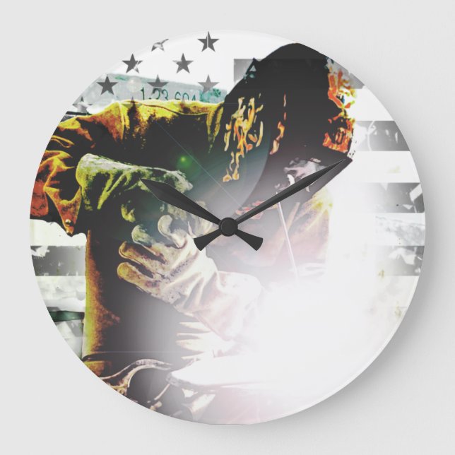 Grande Horloge Ronde American Flag (Recto)