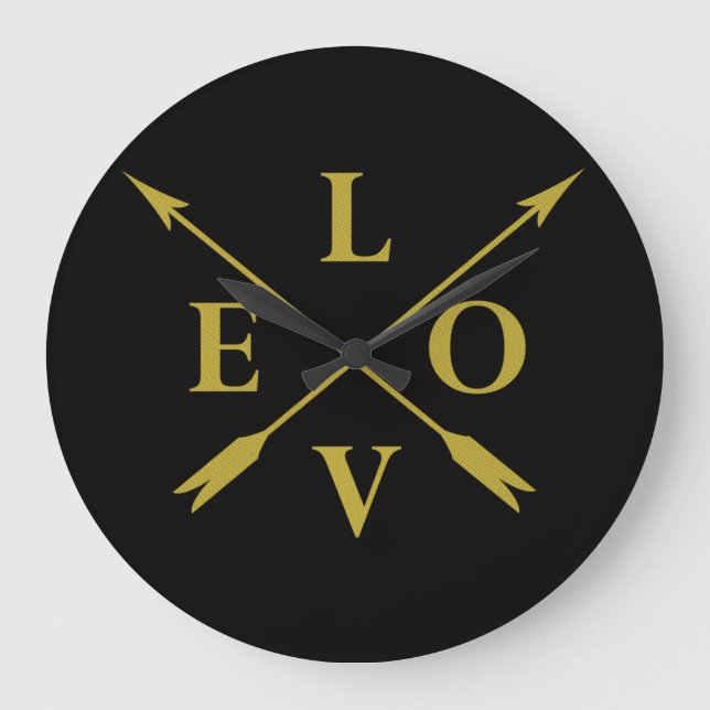 Grande Horloge Ronde Amour monogramme (Recto)