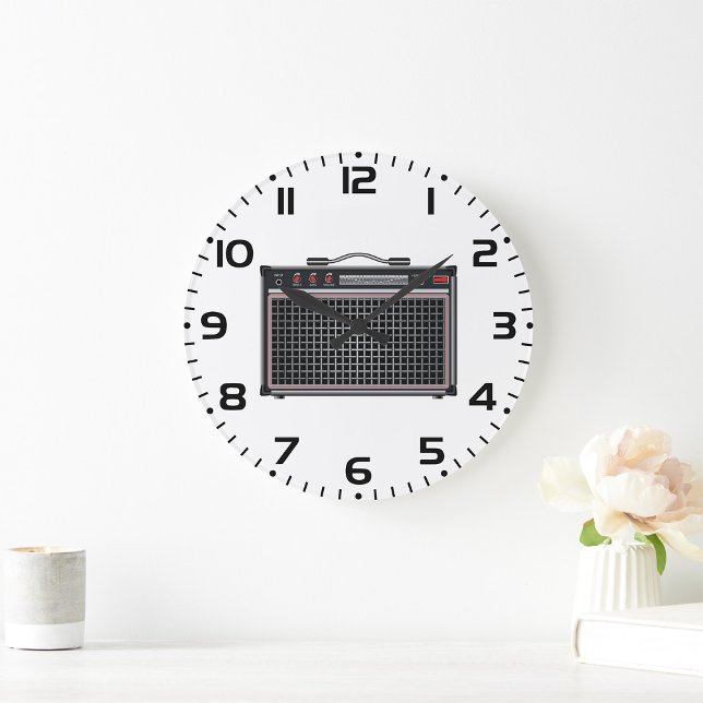 Grande Horloge Ronde Amplificateur de guitare électrique (Créateur téléchargé)