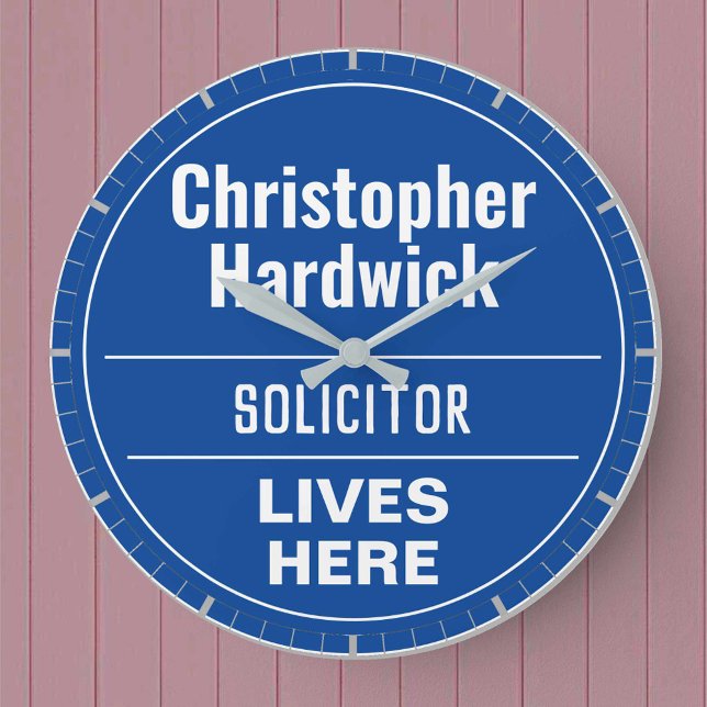 Grande Horloge Ronde Amusant Solliciteur Wall Style Plaque Grande horlo (Créateur téléchargé)